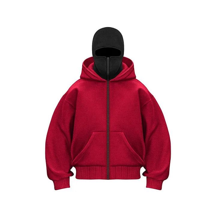 MAYO | Trendy Two-Layer Hooded Sweatshirt
