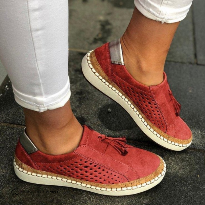 Julia - Trendy Mesh Platform Orthopedic Slip-Ons