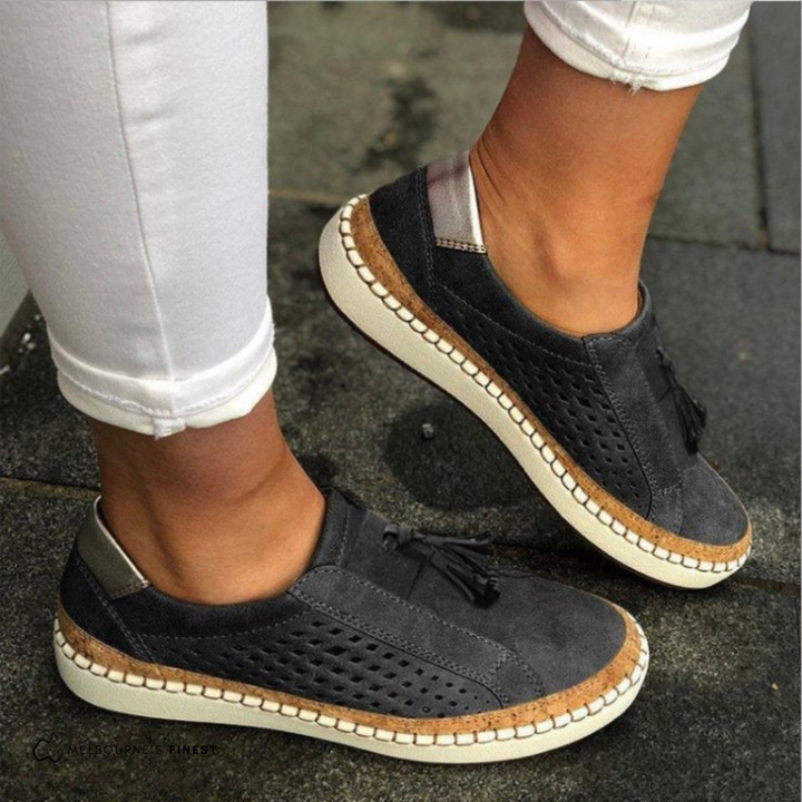 Julia - Trendy Mesh Platform Orthopedic Slip-Ons