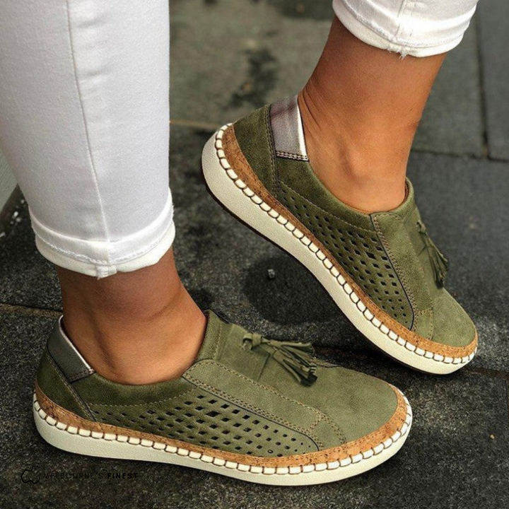 Julia - Trendy Mesh Platform Orthopedic Slip-Ons