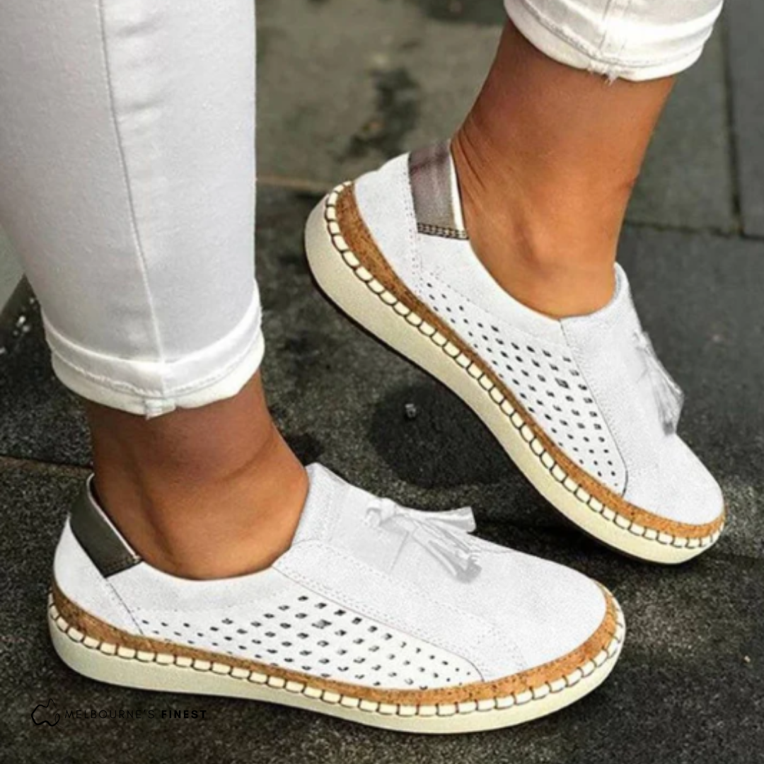 Julia - Trendy Mesh Platform Orthopedic Slip-Ons