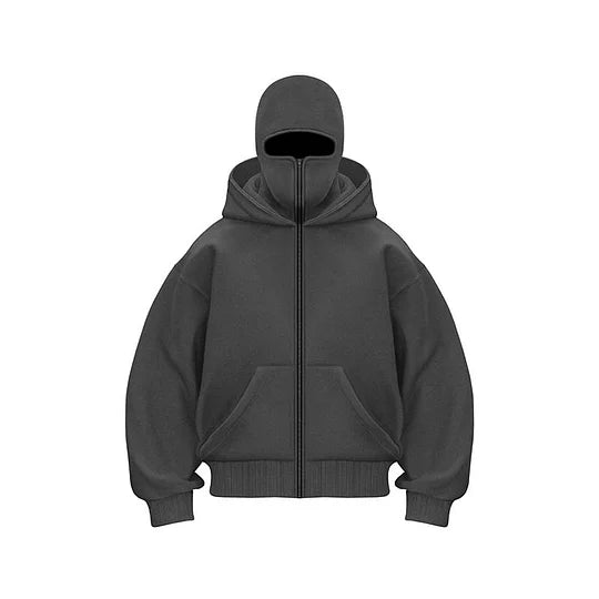 MAYO | Trendy Two-Layer Hooded Sweatshirt