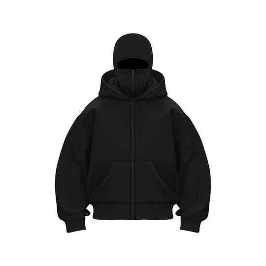 MAYO | Trendy Two-Layer Hooded Sweatshirt