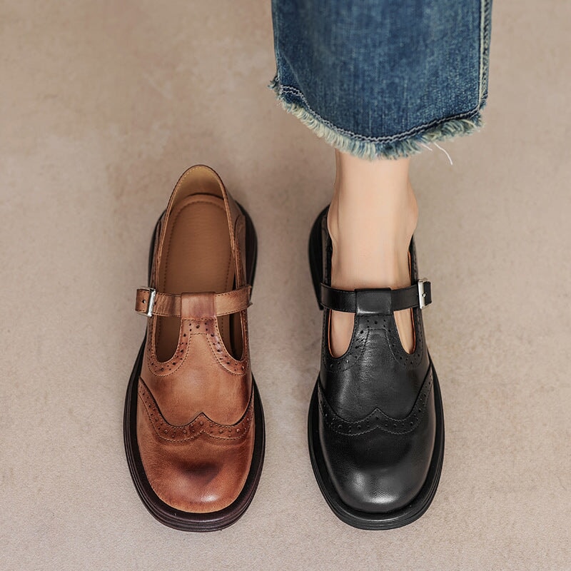 VELDA | ELEGANT MARY JANES MADE OF LEATHER
