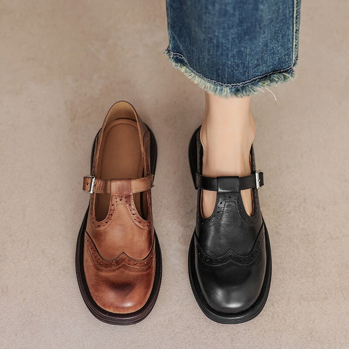 VELDA | ELEGANT MARY JANES MADE OF LEATHER