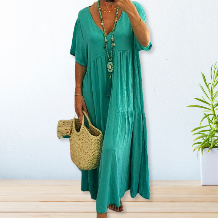 Maelis | Vestido de Algodón Lino