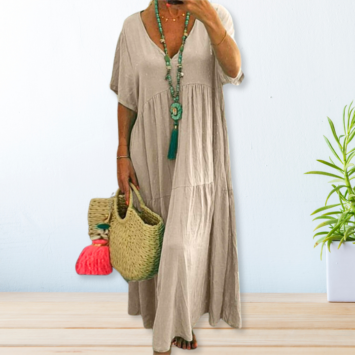 Maelis | Vestido de Algodón Lino