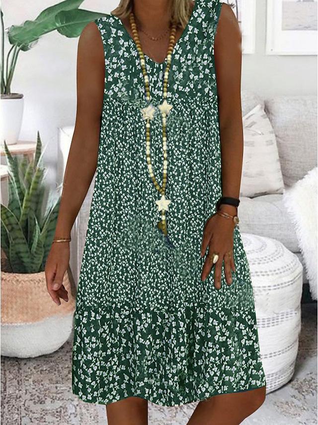 AYLA | VESTIDO SIN MANGAS CON ESCOTE EN V