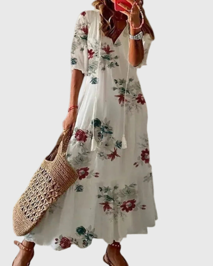 Amalia | Vestido Maxi de Verano Vintage Boho
