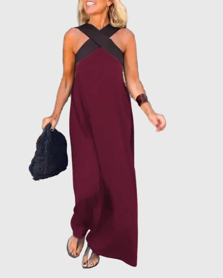 Elena | Vestido Maxi Fluido y Elegante