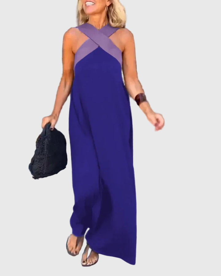 Elena | Vestido Maxi Fluido Elegante