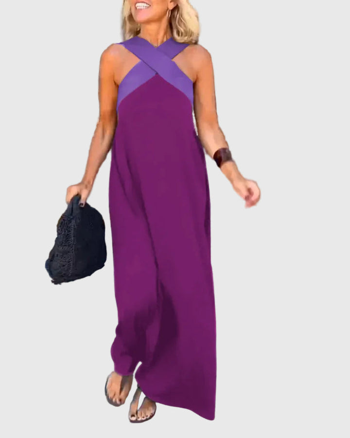 Elena | Vestido Maxi Fluido y Elegante