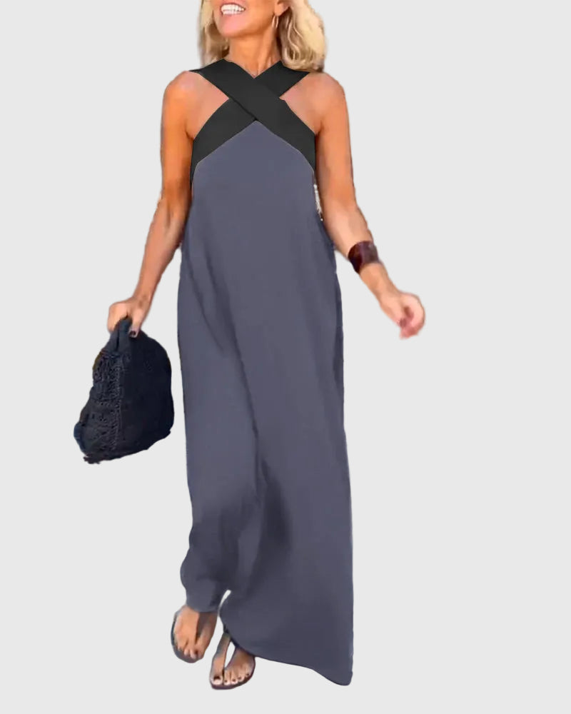 Elena | Vestido Maxi Fluido Elegante