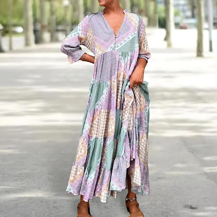 Florentina - Vestido Impreso Elegante