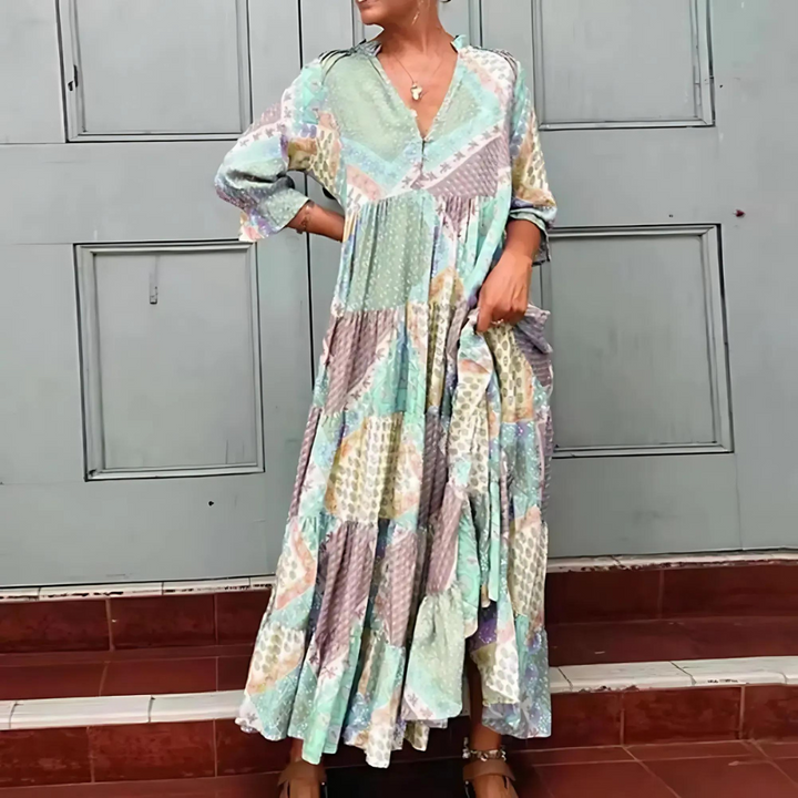 Florentina - Vestido Impreso Elegante