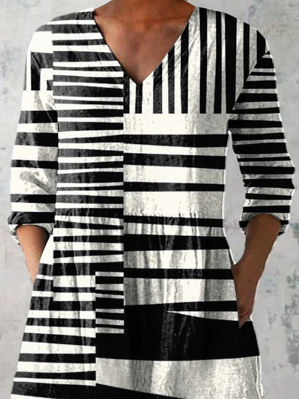 Capri | Camisa Larga con Escote en V
