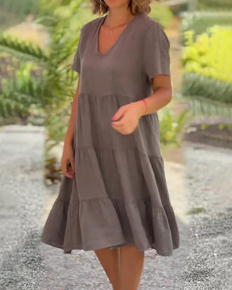 Bexley - Vestido de verano casual con escote en V