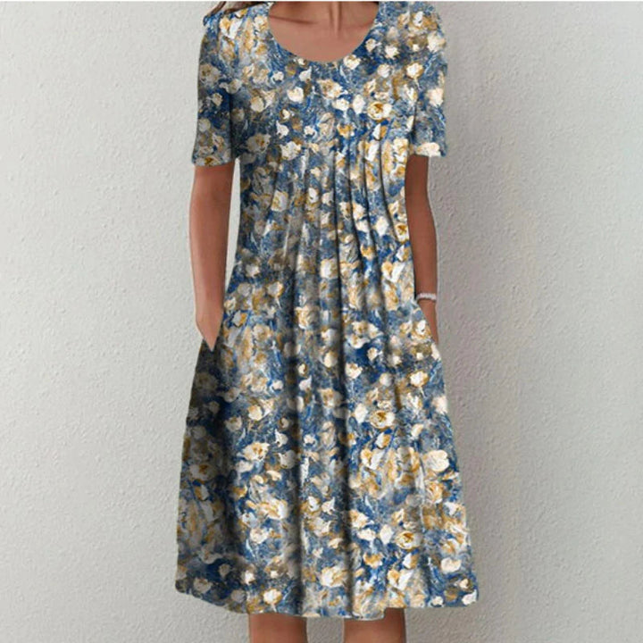 Hailey | Vestido floral elegante y casual con bolsillos