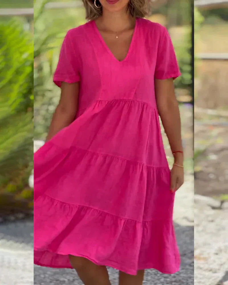 Bexley - Vestido de verano casual con escote en V