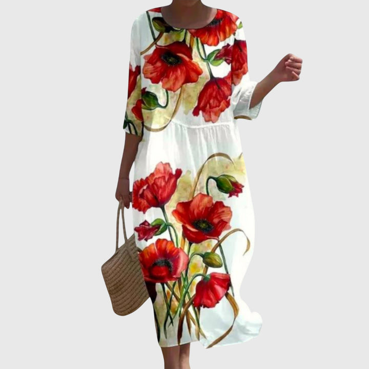 Hayley™ | Vestido Maxi Floral Elegante