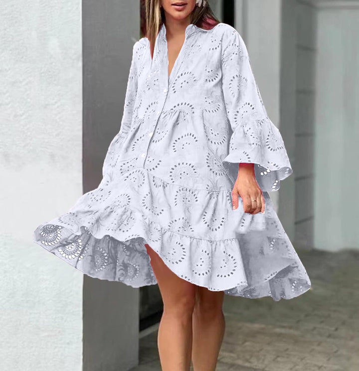 Lydia - Vestido con Ojetes