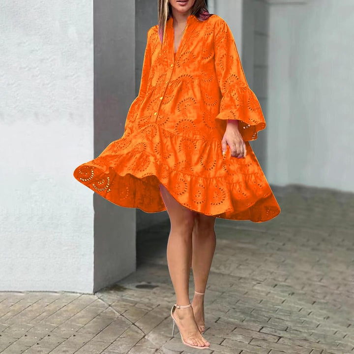 Lydia - Vestido con Ojetes