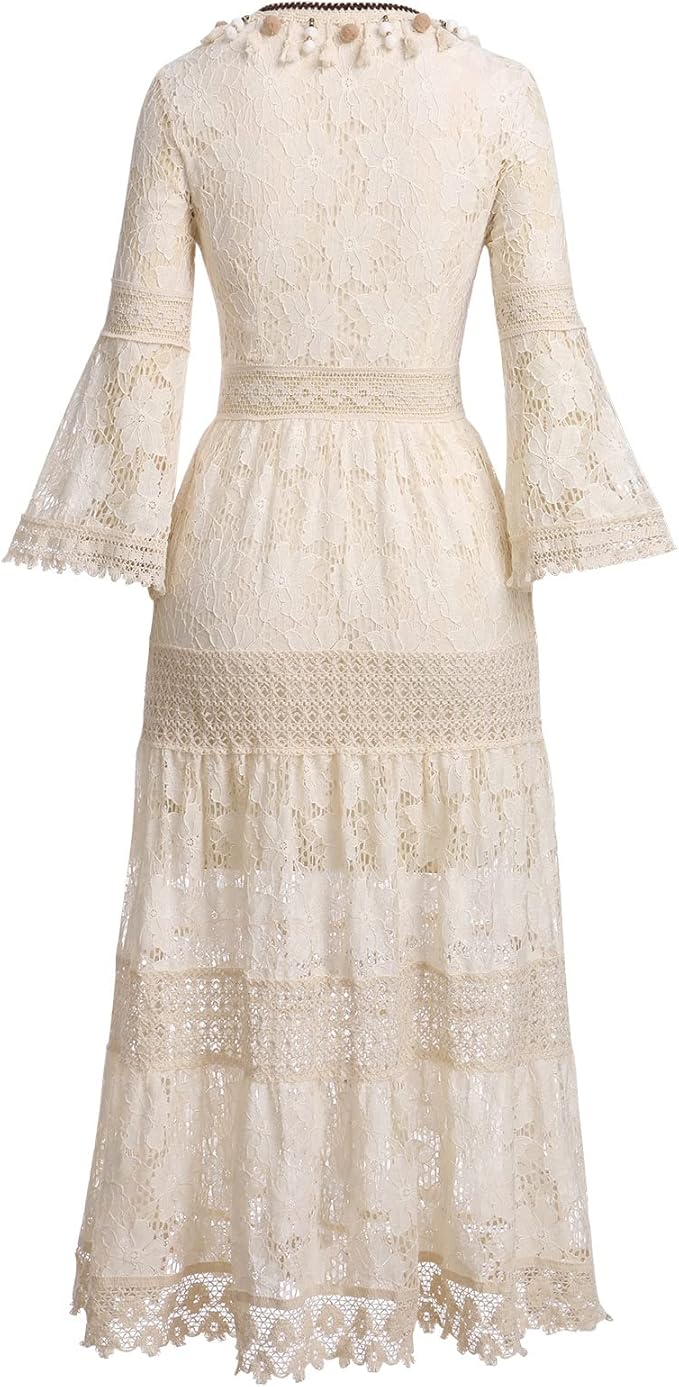 Amary - Vestido de Encaje Boho