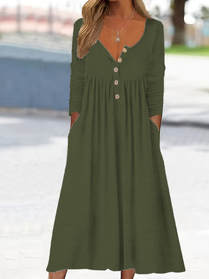 ZARA | VESTIDO MIDI CON BOTONES EN EL FRENTE