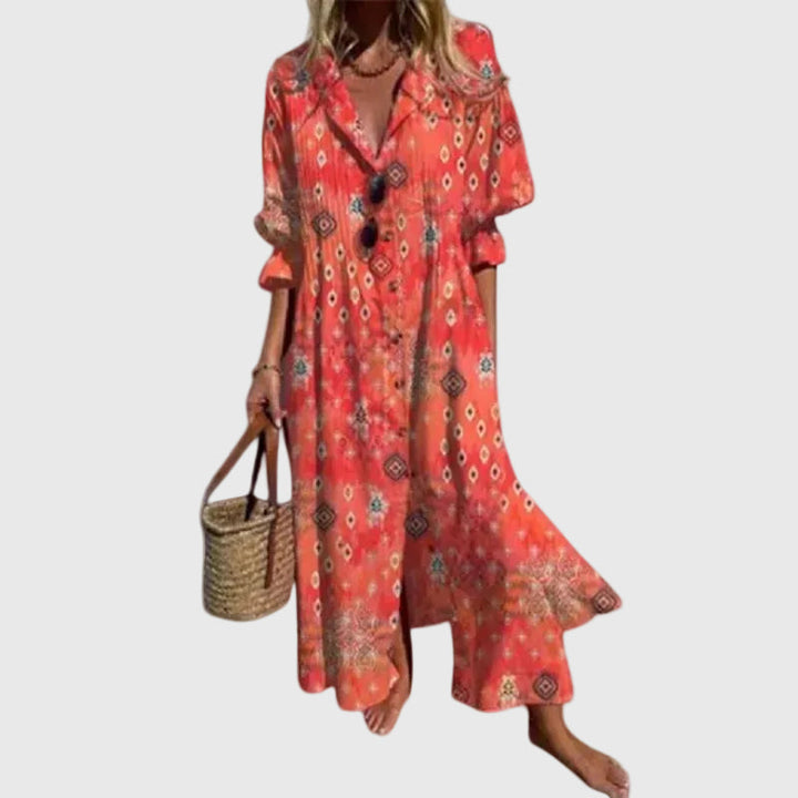 Zariah | Túnica Maxi Bohemia Elegante