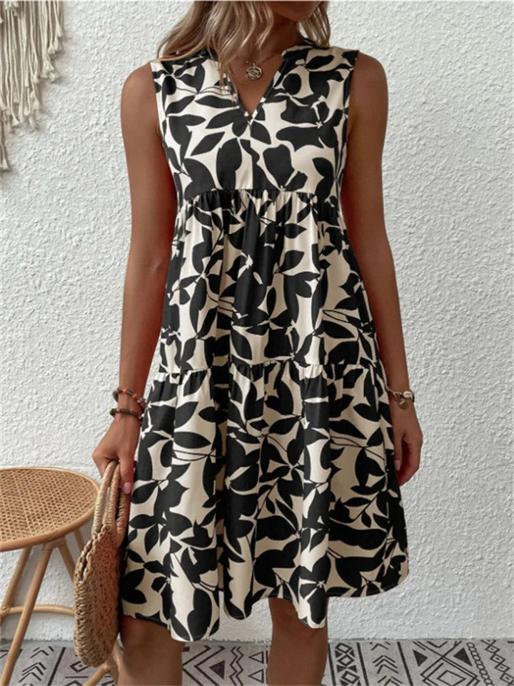 TASHA | VESTIDO MIDI FLUIDO Y DESPLIEGUE