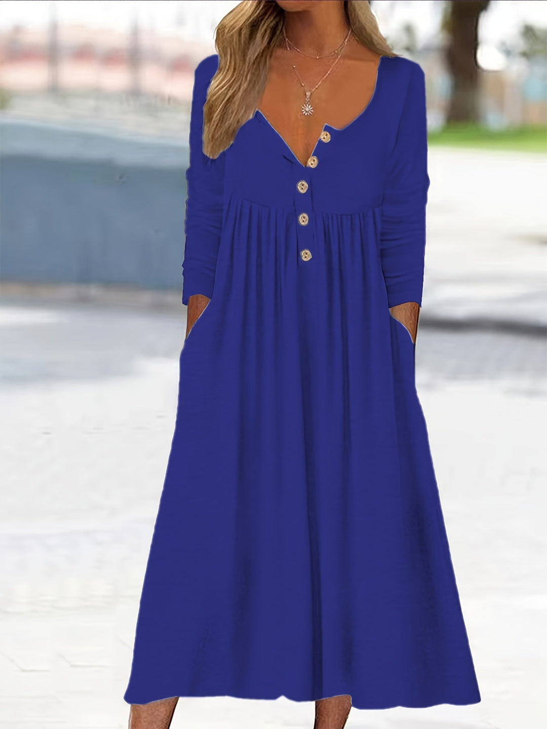 ZARA | VESTIDO MIDI CON BOTONES EN EL FRENTE