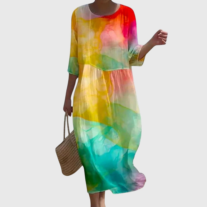 Hayley™ | Vestido Maxi Floral Elegante