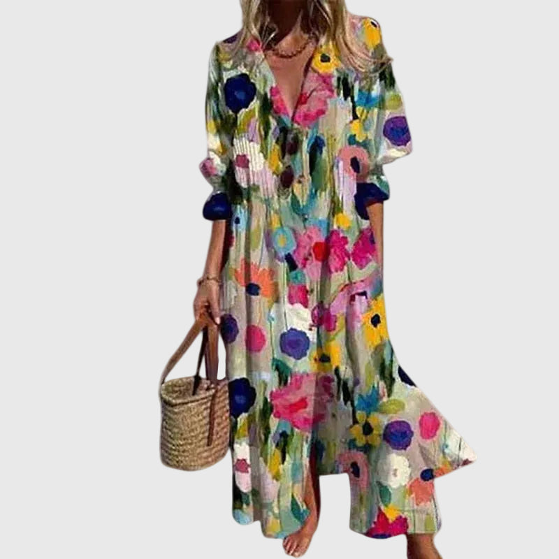 Zariah | Túnica Maxi Bohemia Elegante