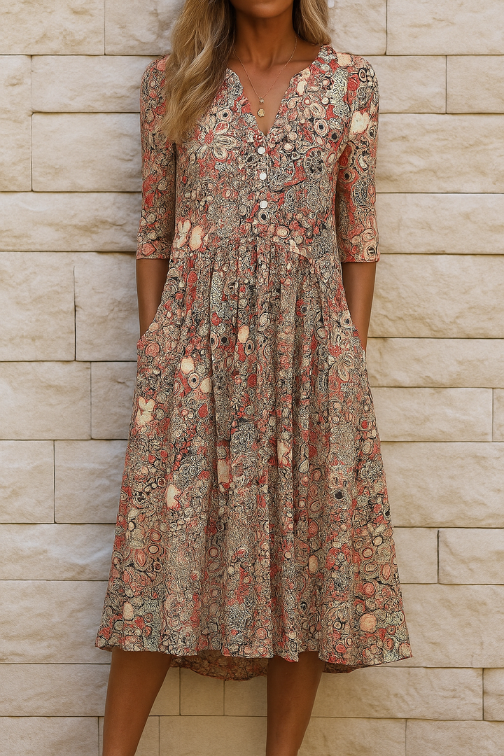 Harlow | Vestido Elegante con Escote en V