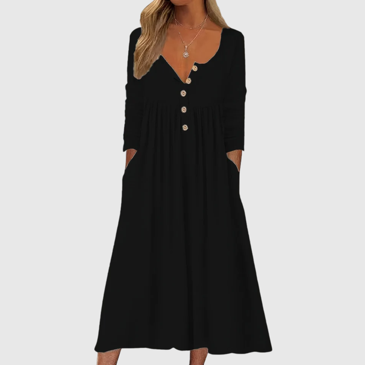 ZARA | VESTIDO MIDI CON BOTONES EN EL FRENTE