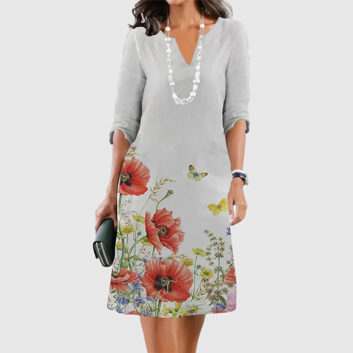 ELEANOR | VESTIDO FLORAL A NIVEL