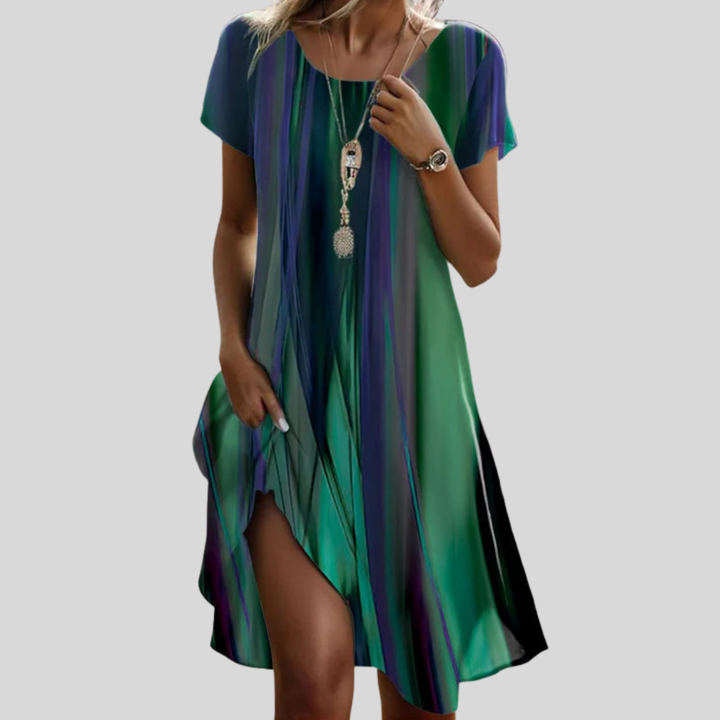 Genna - Vestido Boho Gradiente Casual