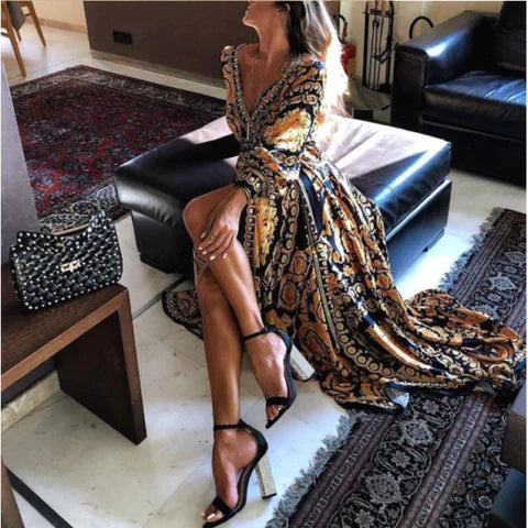 Faye - Vestido Impreso Boho