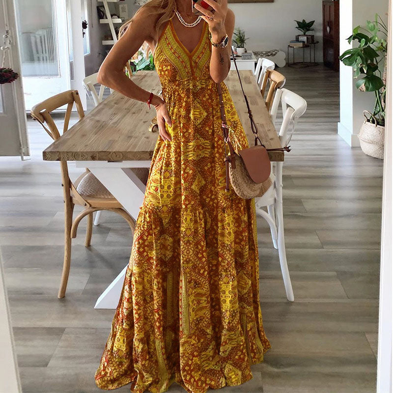 Gweneth - Vestido sin mangas Boho