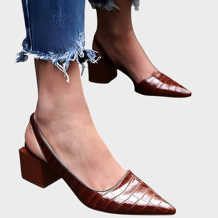 Mirela | Tacones de Piel
