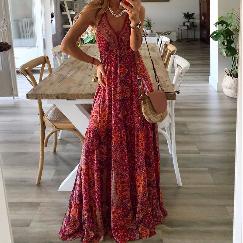 Gweneth - Vestido sin mangas Boho