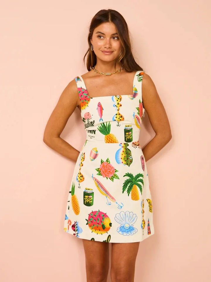 Azalée - Vestido Tropical Delicia