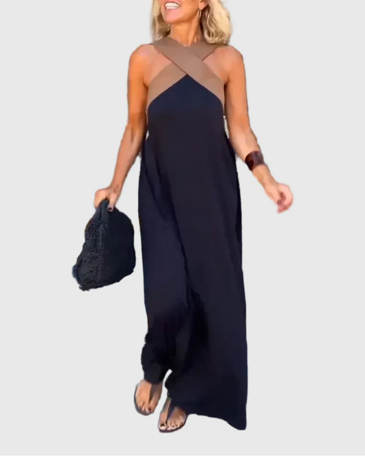 Elena | Vestido Maxi Fluido y Elegante