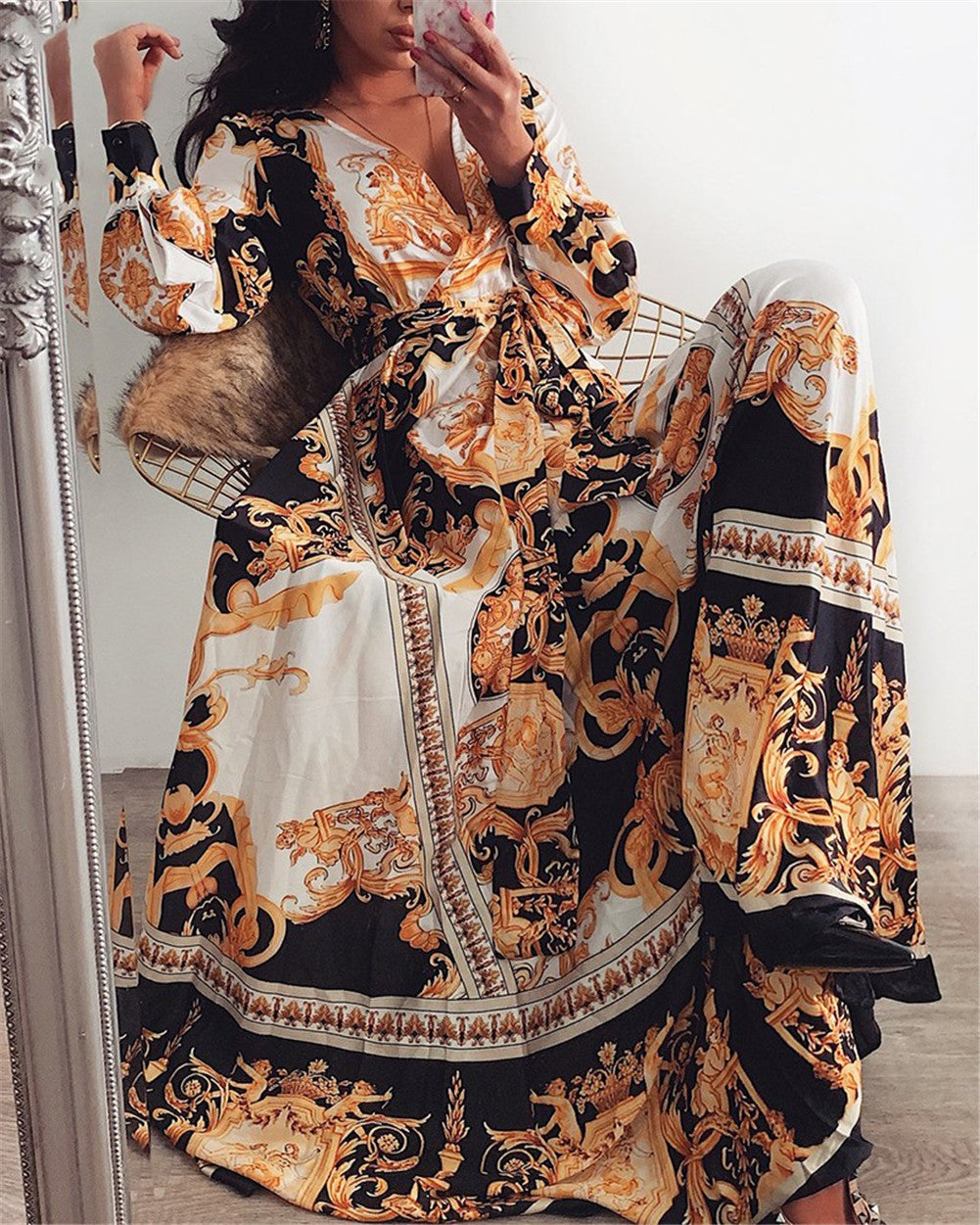 Faye - Vestido Impreso Boho