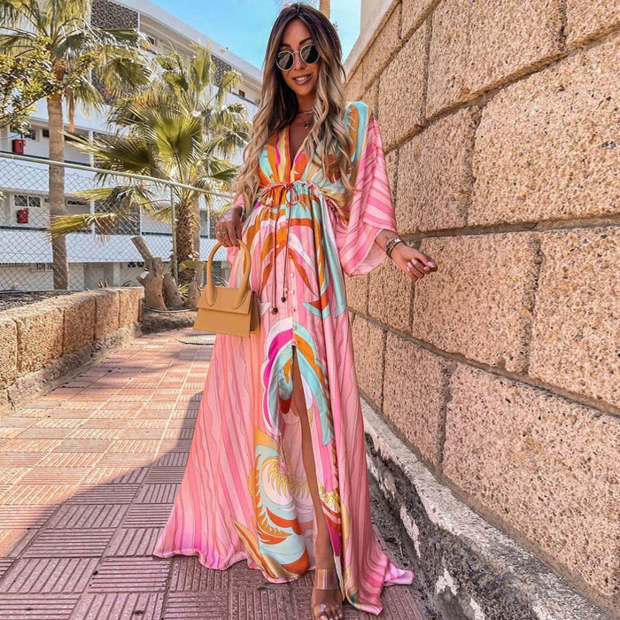 Daria - Túnica Kaftan de Vacaciones
