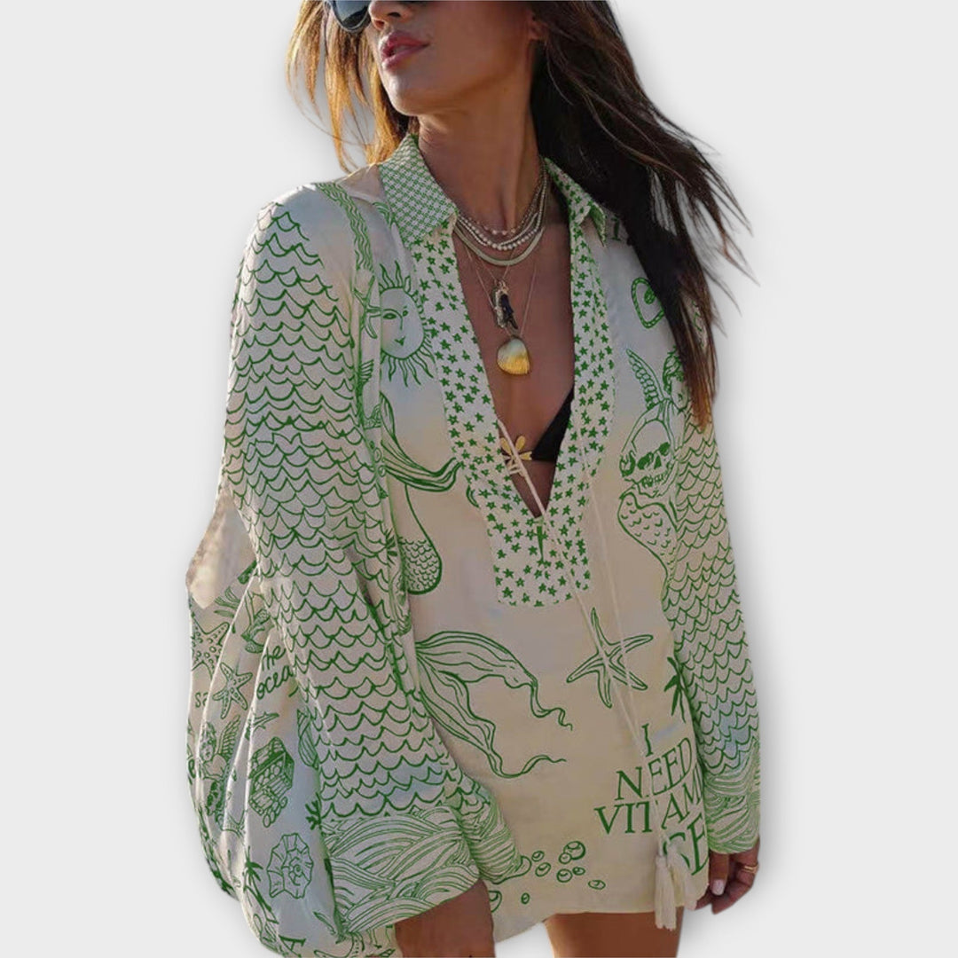 Siandra - Vestido Relajado de Playa