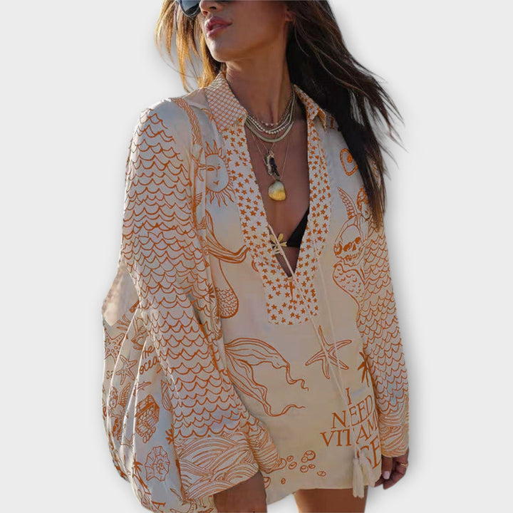 Siandra - Vestido Relajado de Playa