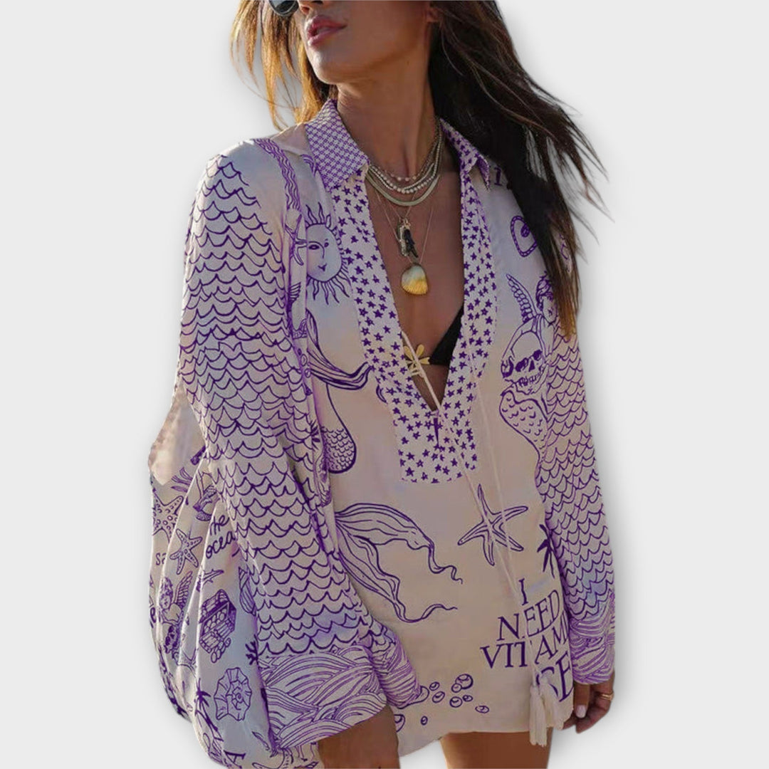 Siandra - Vestido Relajado de Playa