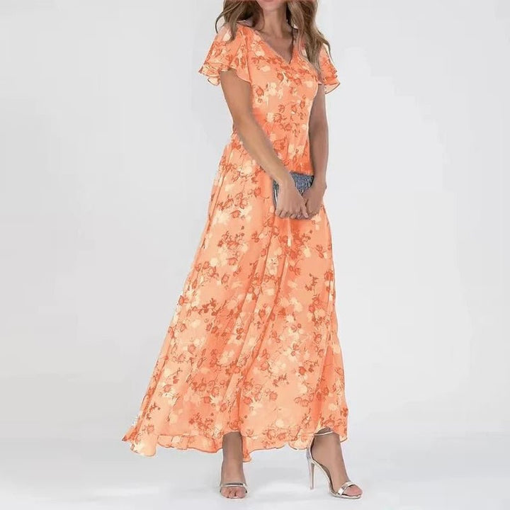 ZURI | VESTIDO ELEGANTE Y FLUIDO CON EFECTO AFLATANTE