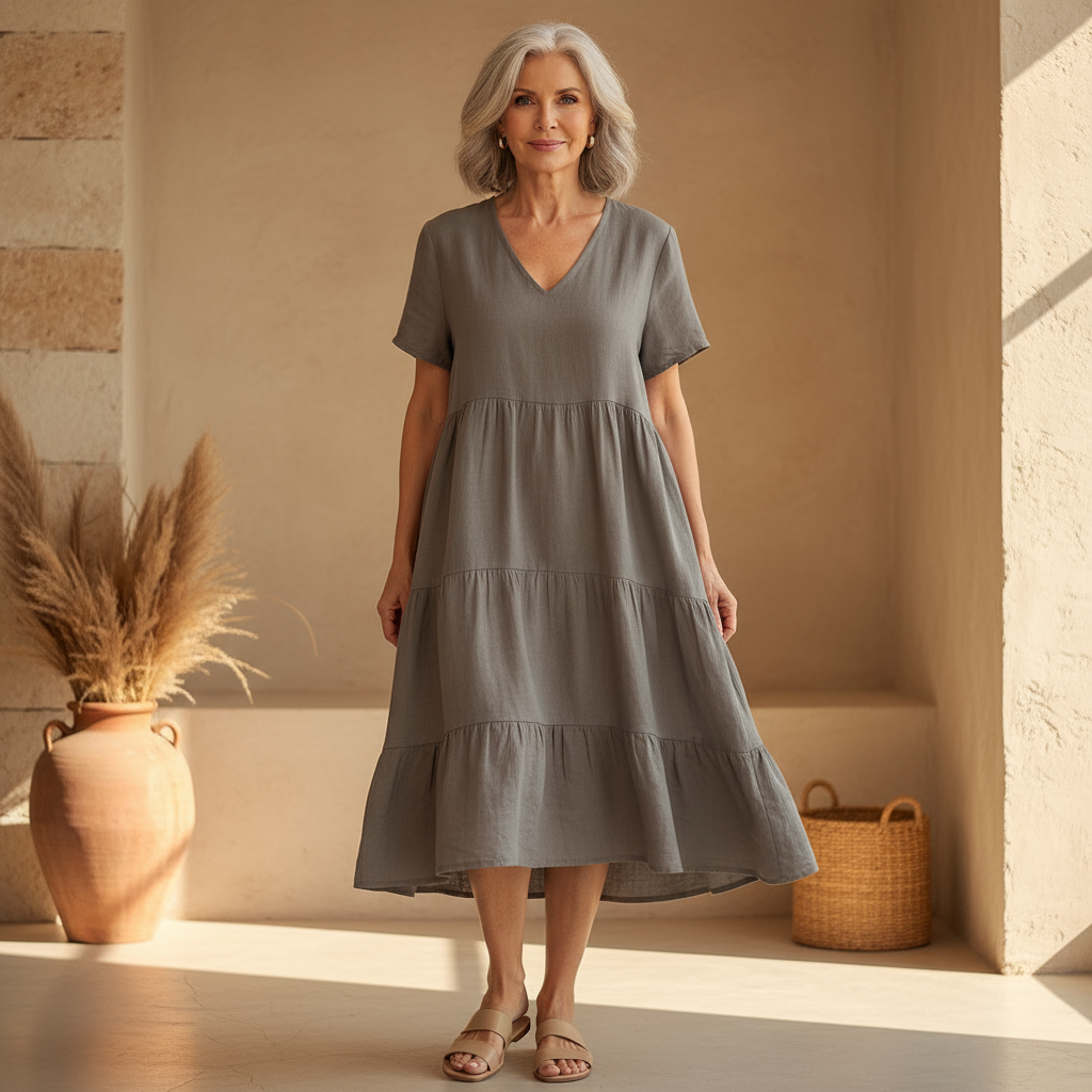 Bexley - Vestido de verano casual con escote en V